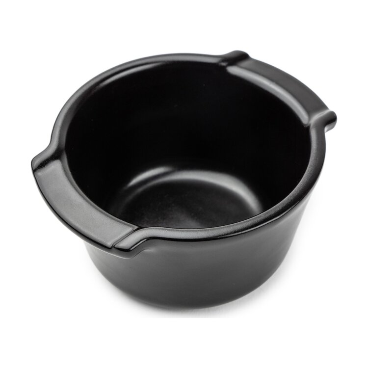 Peugeot Peugeot Appolia set van 2 ovenschalen, 0,20 l, satijnzwart, keramiek