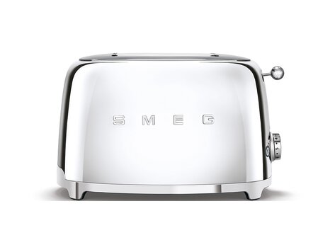 SMEG Broodrooster, 2-slots chroom, TSF01SSEU