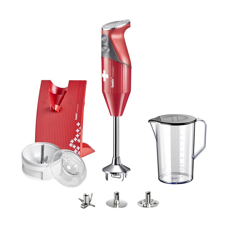 Bamix Bamix SwissLine staafmixer rood, M200, 2 snelheden