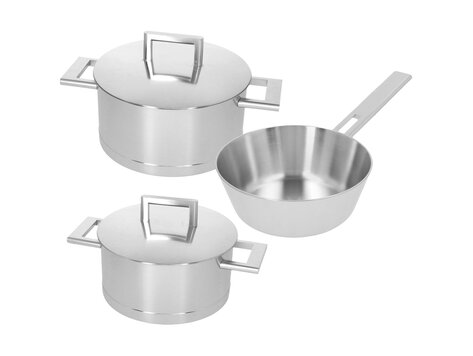 Demeyere John Pawson 7 Pannenset 3-delig
