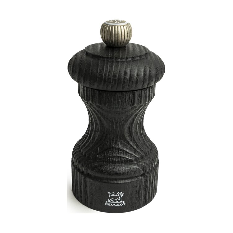 Peugeot Peugeot Bistro Nature zoutmolen 10 cm, zwart, PEFC-hout