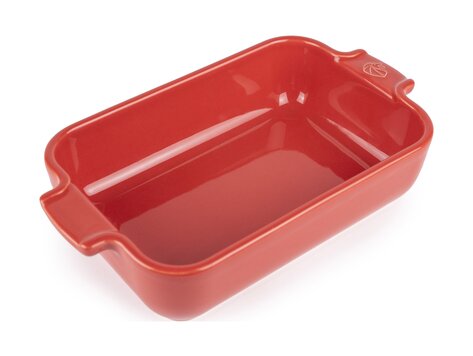 Peugeot Appolia ovenschaal 22 cm, rood, rechthoek