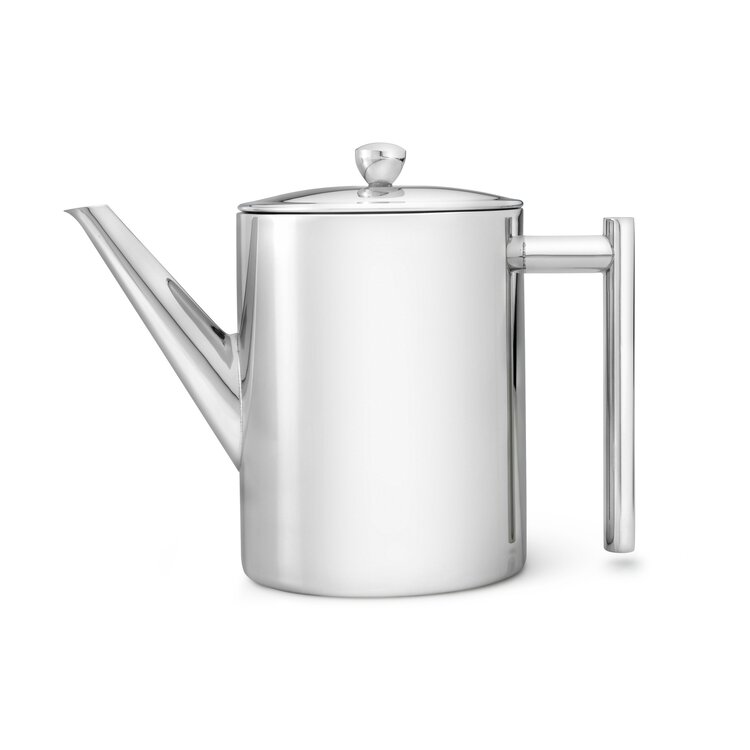 Bredemeijer Bredemeijer Minuet Cylindre Theepot metaal beslag 1,2 ltr