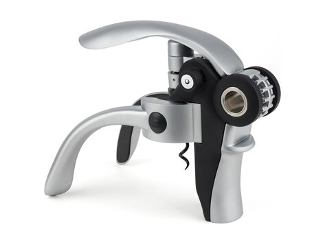 Peugeot Baltaz kurkentrekker 14 cm, hefboom en dopsnijder, chroom/zwart