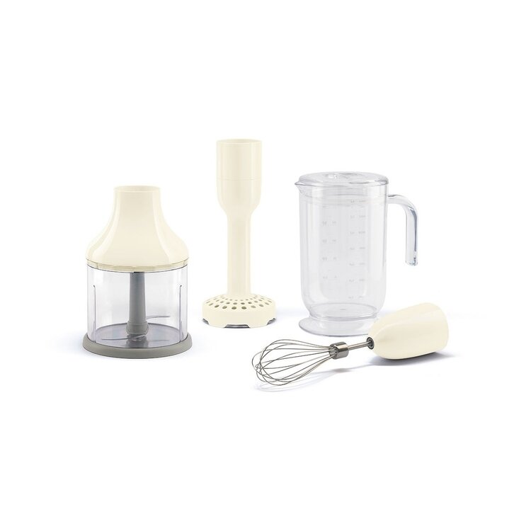 SMEG SMEG Staafmixer Accessoireset HBAC11CR, 4-delig, crème