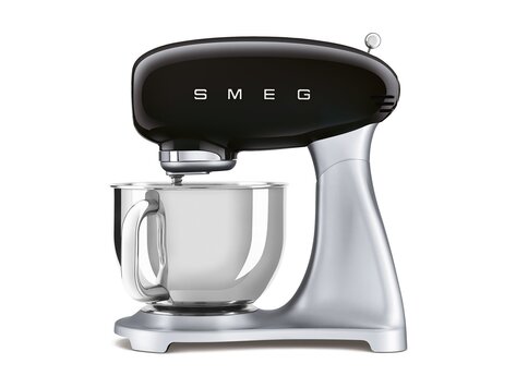 SMEG Keukenmachine, zwart, SMF02BLEU