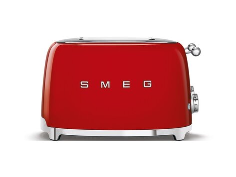 SMEG Broodrooster, 4-slots rood, TSF03RDEU