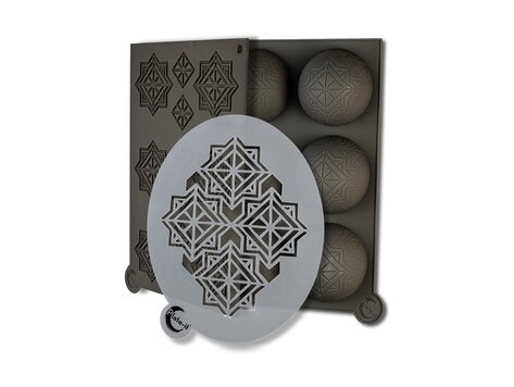 Plate-it sjablonen infinity, 3-delige set