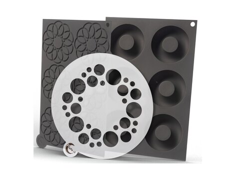Plate-it Sjablonen circle, 3-delige set