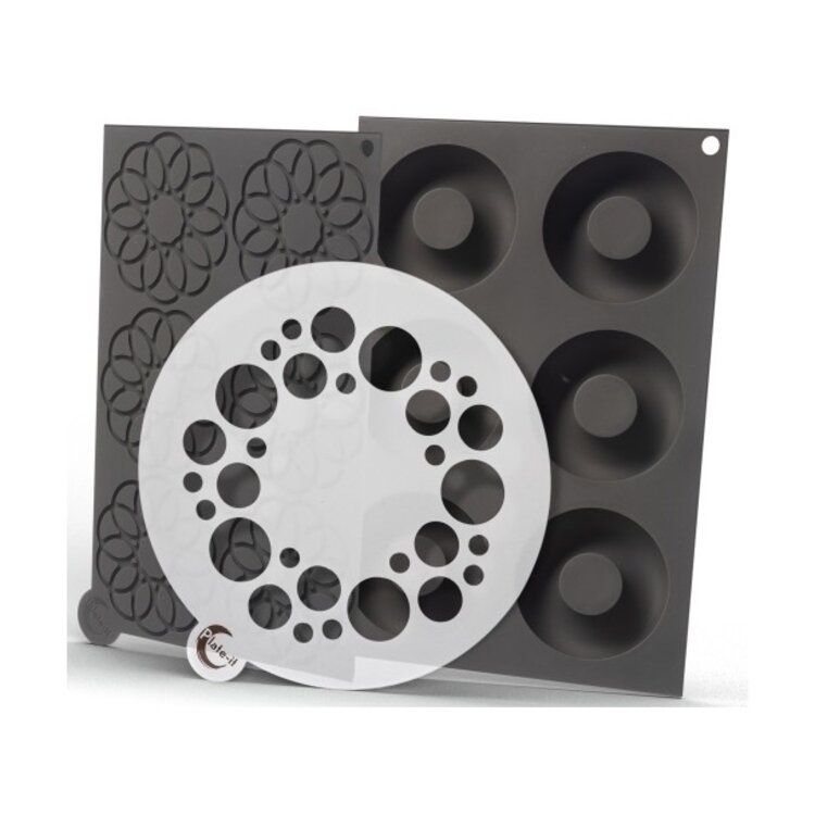 Plate-it Plate-it sjablonen circle, 3-delige set