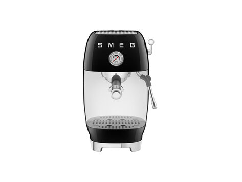 SMEG Espressomachine zwart, ECF03BLEU