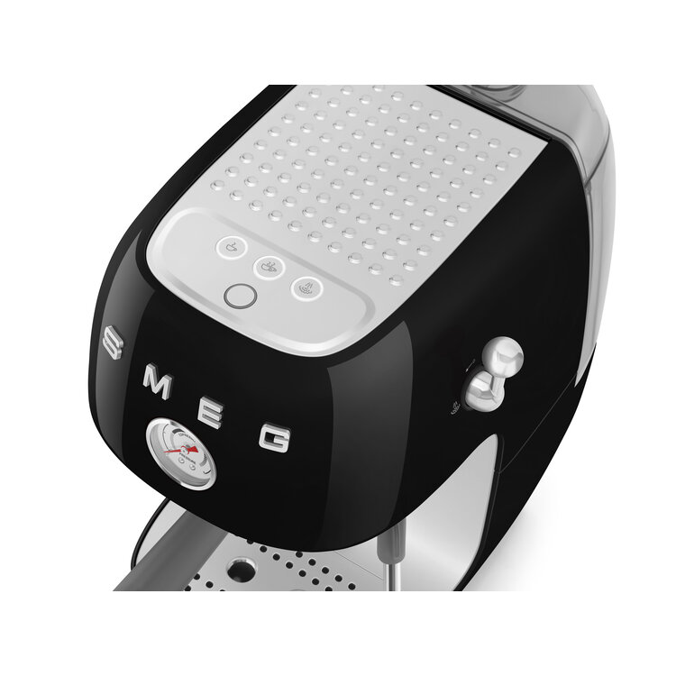 SMEG SMEG Espressomachine zwart, ECF03BLEU