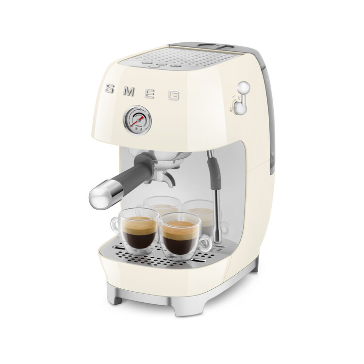 SMEG SMEG Espressomachine crème, ECF03CREU