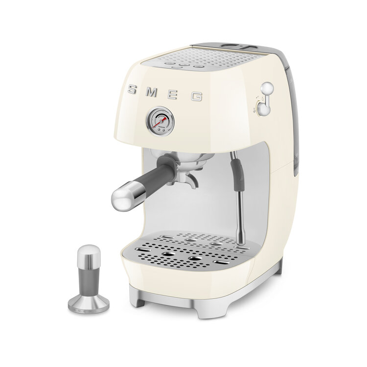 SMEG SMEG Espressomachine crème, ECF03CREU