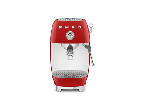 SMEG Espressomachine rood, ECF03RDEU