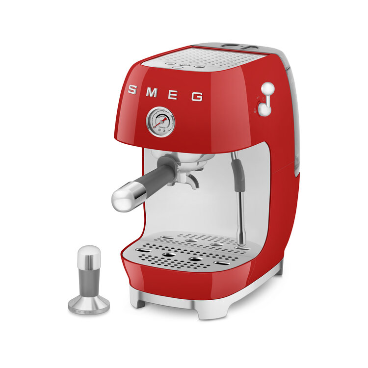 SMEG SMEG Espressomachine rood, ECF03RDEU