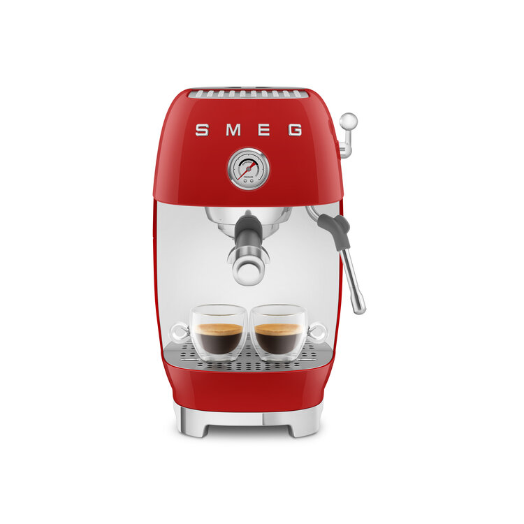SMEG SMEG Espressomachine rood, ECF03RDEU
