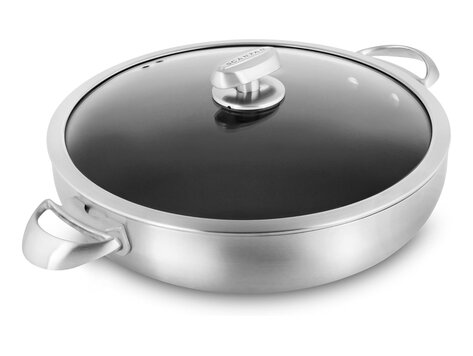 Scanpan CX + Hapjespan 32cm, met deksel