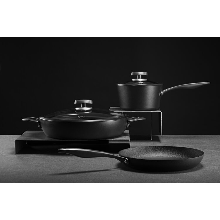 Scanpan Scanpan Pro SB+ hapjespan met 2 handgrepen 32 cm, met deksel