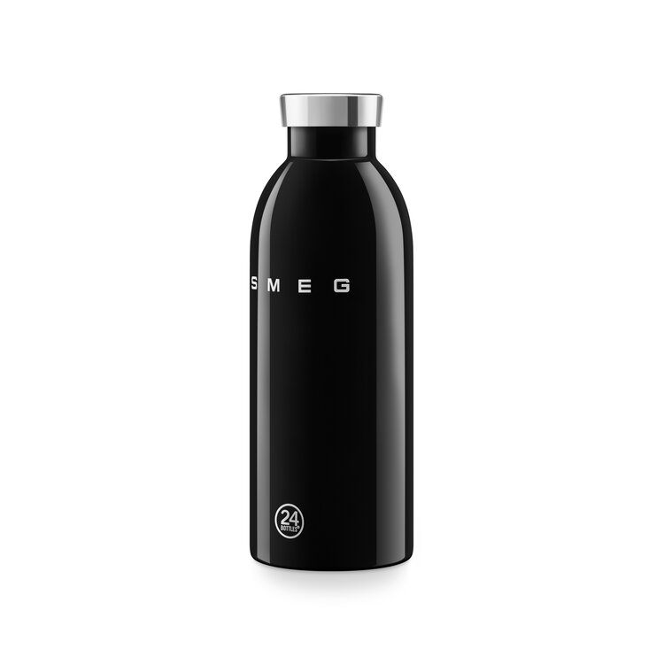 SMEG SMEG thermosfles, waterfles 500ml zwart