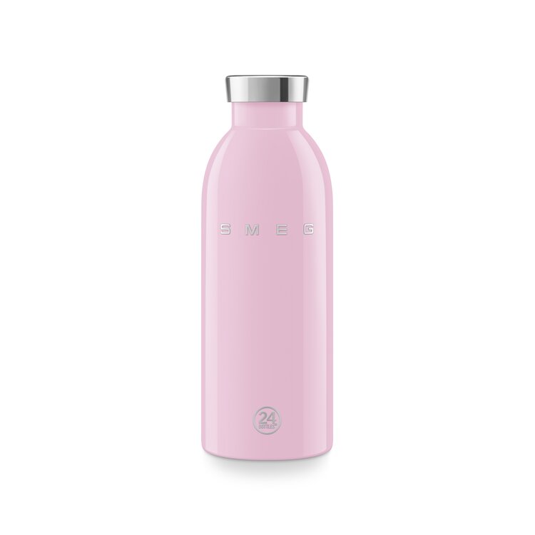 SMEG SMEG thermosfles, waterfles 500ml roze