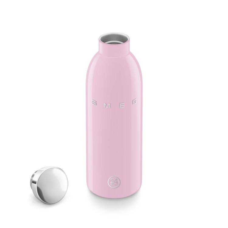 SMEG SMEG thermosfles, waterfles 500ml roze