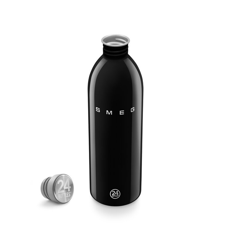 SMEG SMEG waterfles Urban, 1 liter, zwart
