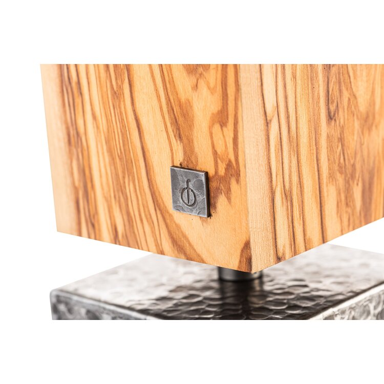 Forged Forged Messenblok roterend, olijfhout