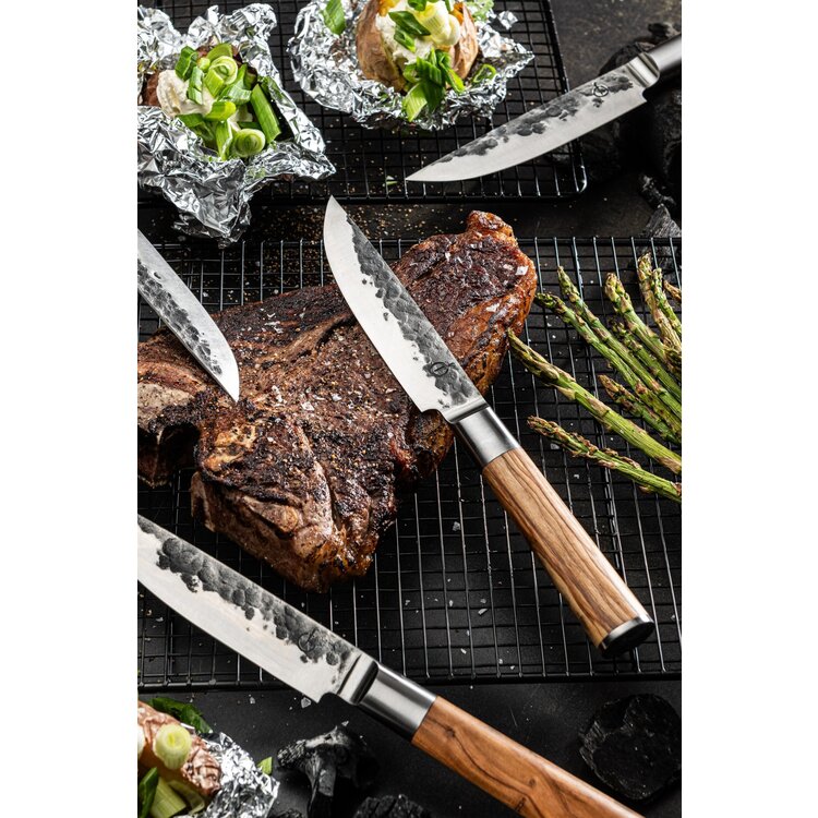 Forged Forged Olive steakmessenset XXL, 4-delig