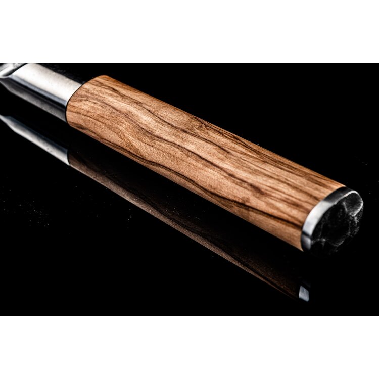 Forged Forged Olive universeel mes 14cm, gekarteld