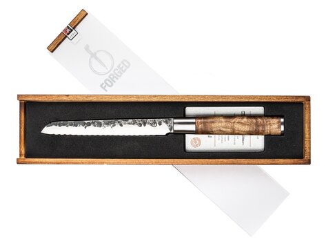Forged VG10 universeel mes 14cm, gekarteld