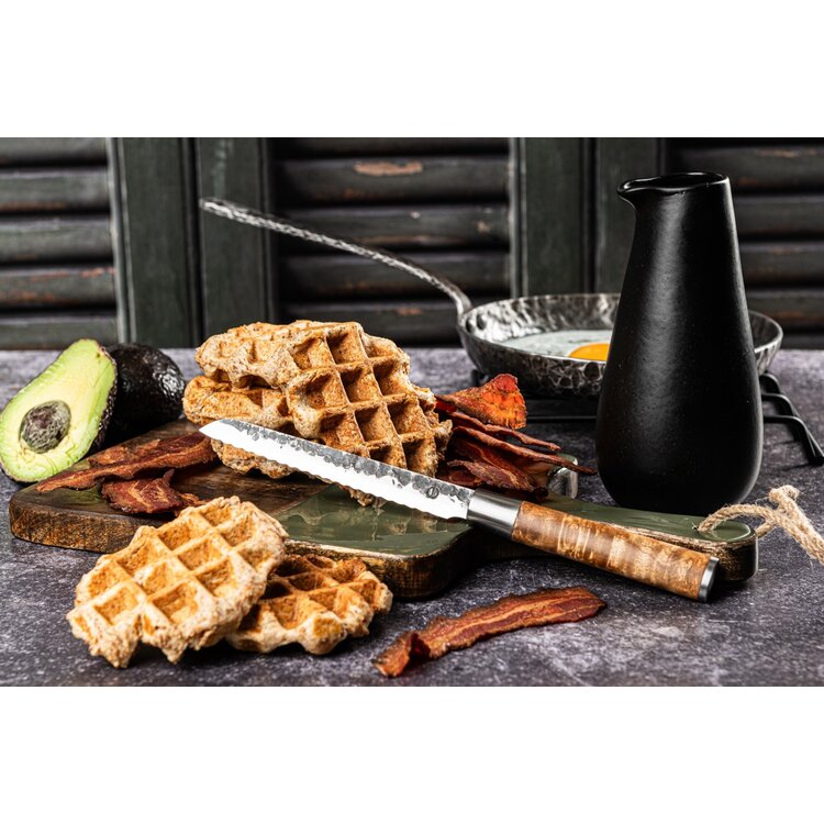 Forged Forged VG10 universeel mes 14cm, gekarteld