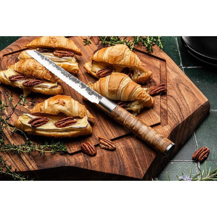 Forged Forged VG10 universeel mes 14cm, gekarteld