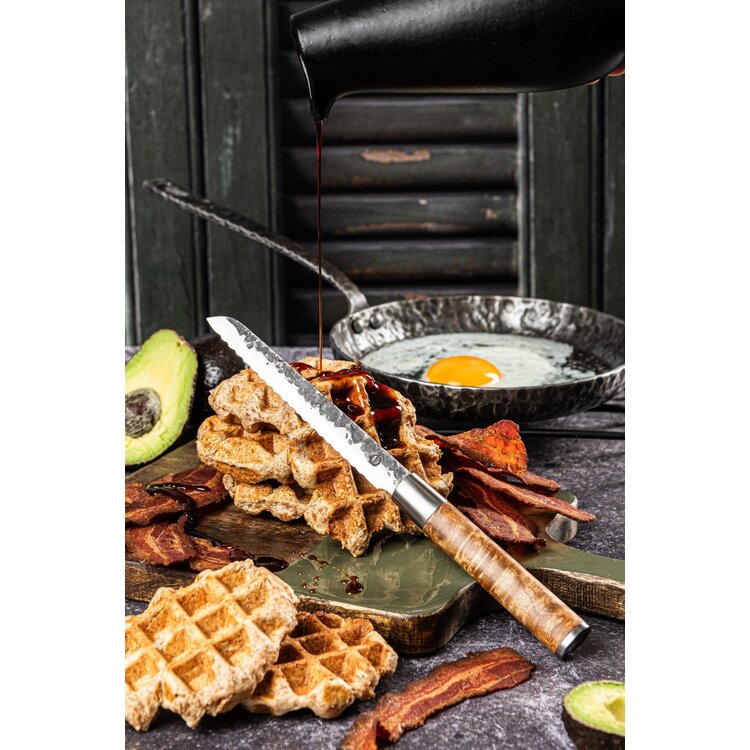 Forged Forged VG10 universeel mes 14cm, gekarteld