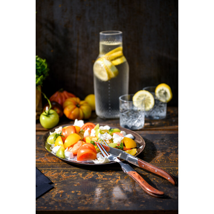 Laguiole Style de Vie Laguiole Style de Vie Luxury Line vorken 6-delig rose pakkahout