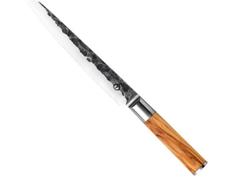 Forged Olive universeel mes 14cm, gekarteld