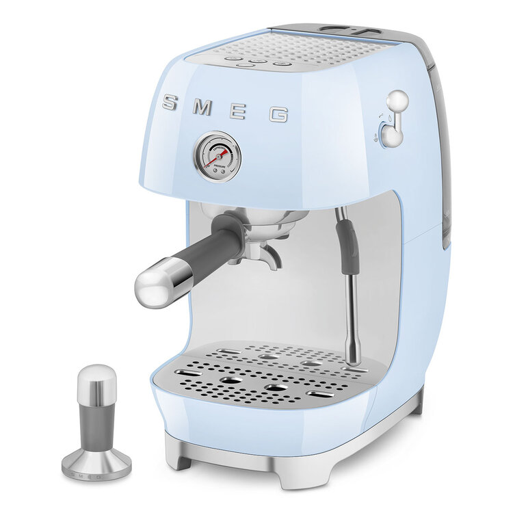 SMEG SMEG Espressomachine pastelblauw, ECF03PBEU