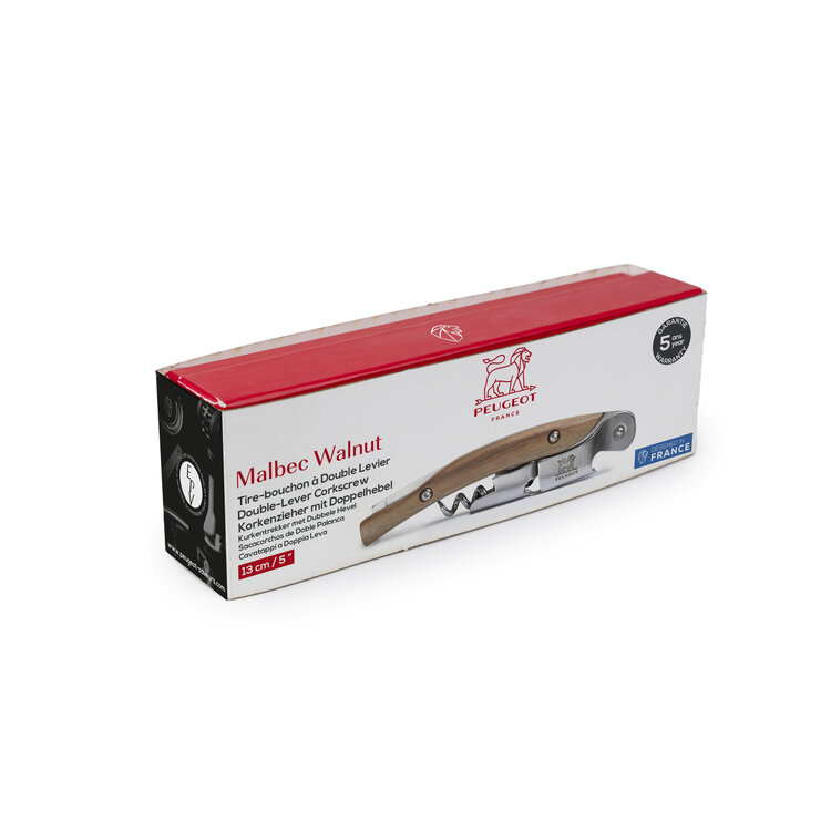 Peugeot Peugeot Malbec Kurkentrekker, Sommelier notenhout