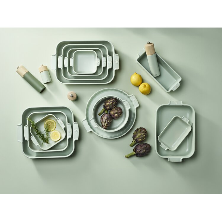 Peugeot Peugeot Appolia Ovenschaal rechthoek, 40 cm, saliegroen