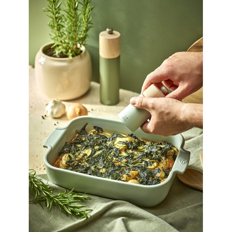 Peugeot Peugeot Appolia Ovenschaal rechthoek, 36 cm, saliegroen