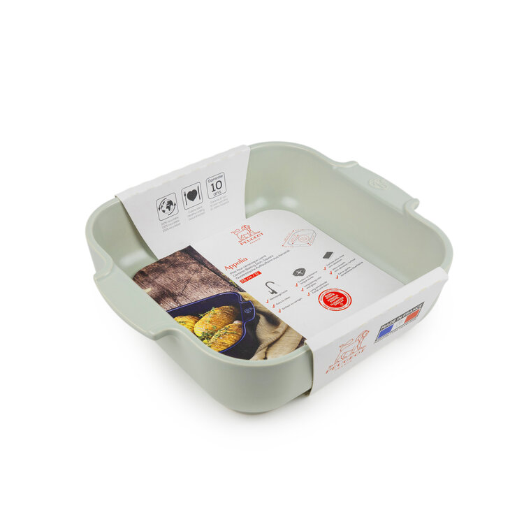 Peugeot Peugeot Appolia Ovenschaal vierkant, 28 cm, saliegroen