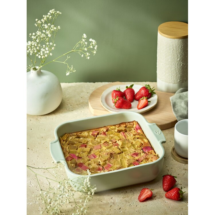 Peugeot Peugeot Appolia Ovenschaal vierkant, 28 cm, saliegroen