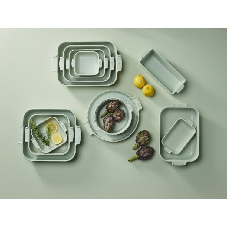 Peugeot Peugeot Appolia Ovenschaal vierkant, 28 cm, saliegroen