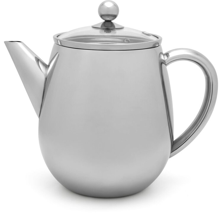 Bredemeijer Bredemeijer Theepot Duet Eva 1,1 l, glanzend, zilverkleurig