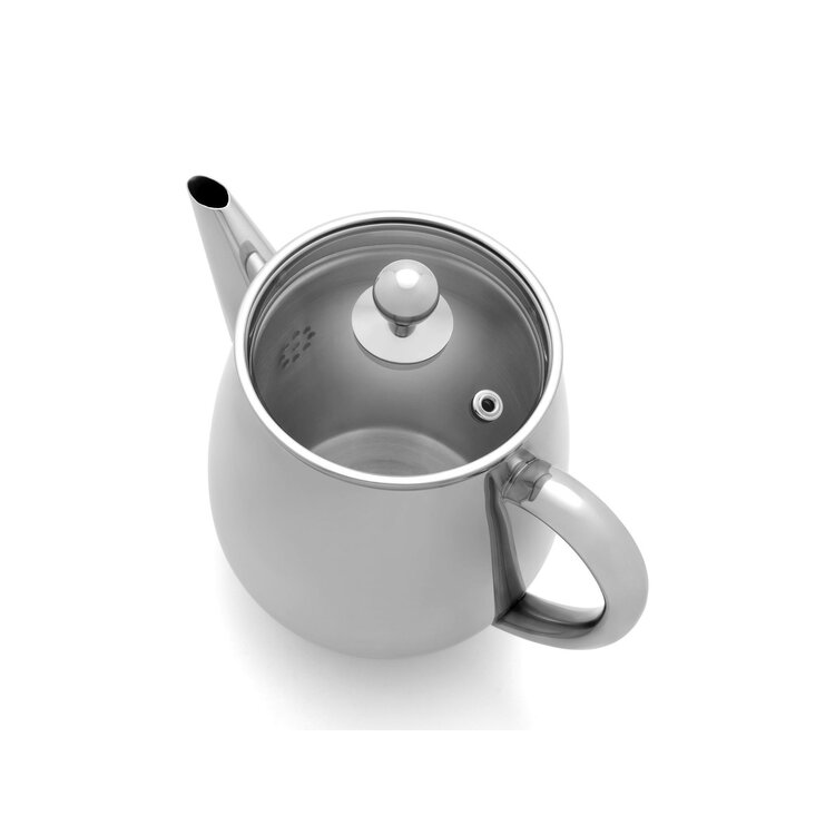 Bredemeijer Bredemeijer Theepot Duet Eva 1,1 l, glanzend, zilverkleurig
