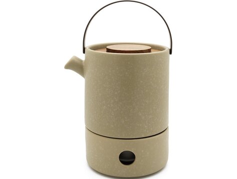 Bredemeijer Theeset Umea theepot met theelicht, leemgrijs