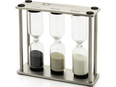 Bredemeijer Duet Classic theetimer, zilver