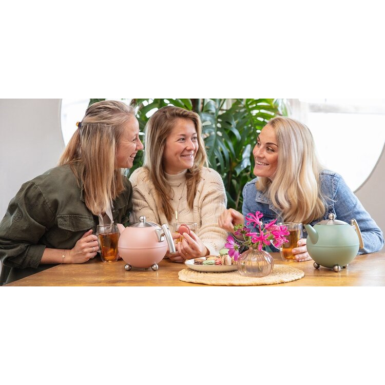 Bredemeijer Bredemeijer Theepot Duet Bella Ronde 1,2 l, blush roze