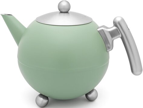 Bredemeijer Theepot Duet Bella Ronde 1,2 l, tijmgroen