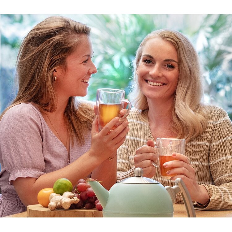 Bredemeijer Bredemeijer Theepot Duet Bella Ronde 1,2 l, tijmgroen